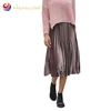 Maxi Woman Fashion Ruffle Dress Office Style Modern Mid Length Skirt