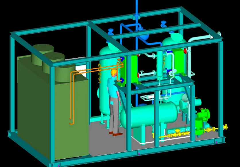 Closed Oilgas Recovery Unit For Volatile Oil Used On Truck Loading