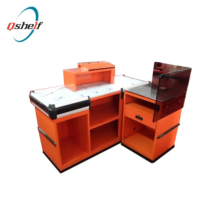 Supermarket Used Retail Shopping Double Checkout Counter Buy Shopping