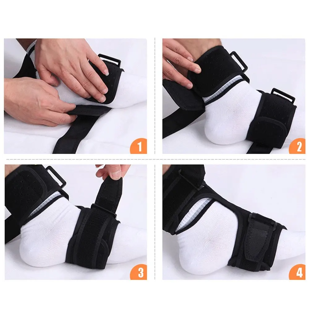 Day And Night Foot Drop Ankle Splint Plantar Fasciitis Sleep Support ...