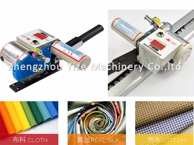 Automatic Industrial Electric Fabric Sample Swatch Cutter Circle Cutter Machine Fabric End Cutter