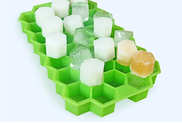 Fda Silicone 37 Pcs Frozen Geometric Ice Cube Tray Buy Silicone Ice