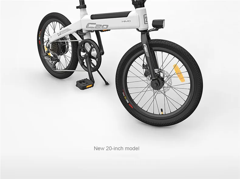 Xiaomi HIMO C20 foldable electric bicycle 36v10ah 250w DC motor city ebike Lightweight electric assist bike Pas range 80km