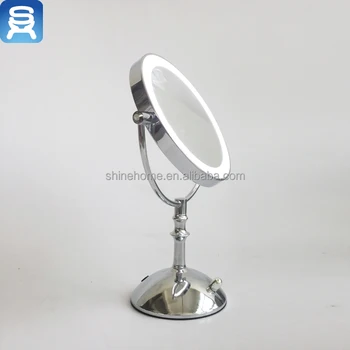 7 Inch Badkamer Desktop Make Spiegel/dubbelzijdig Led Licht Make Up ... 7 Inch Badkamer Desktop Make Spiegel/dubbelzijdig Led Licht Make Up ...
