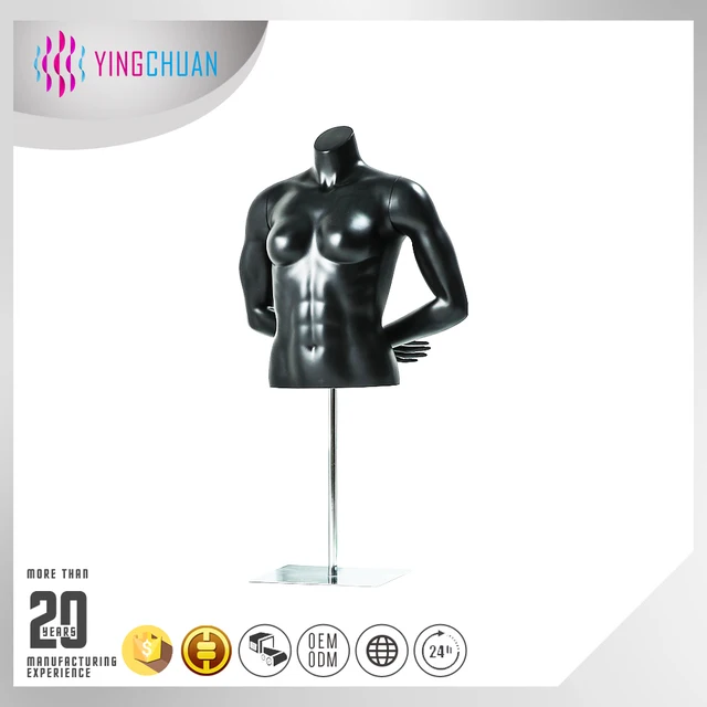 Wholesale half body female muscle mannequins