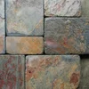 Brick style paving tumbled stone slate pieces