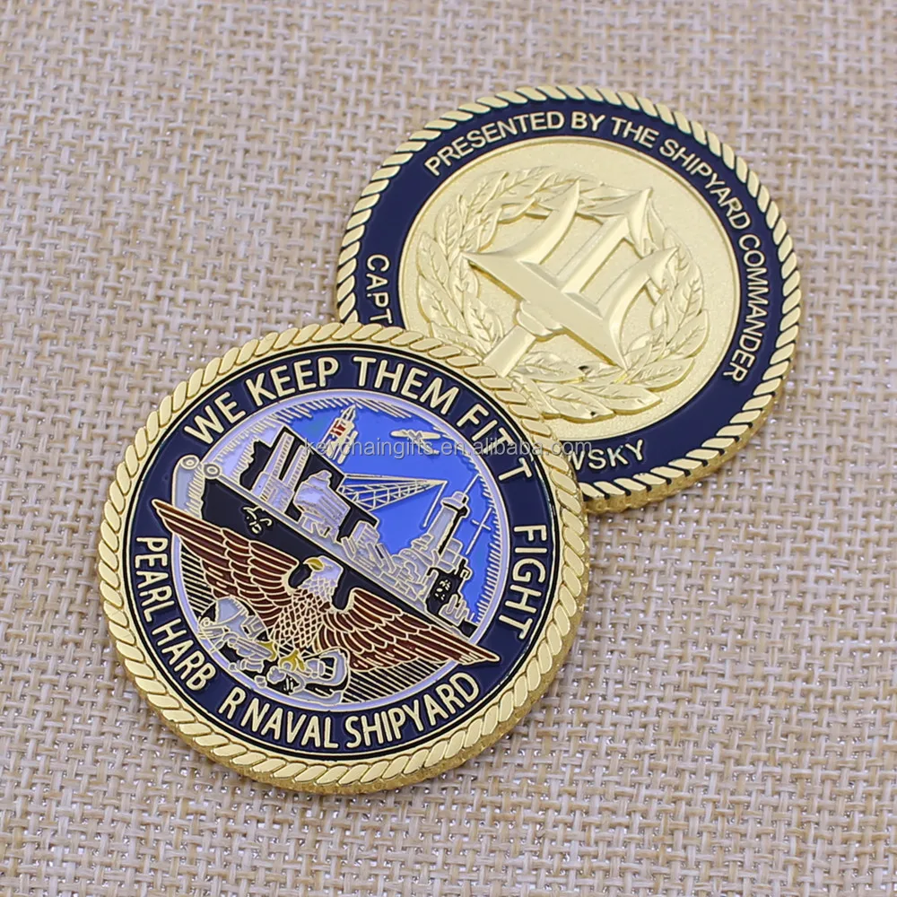 3d Die Casting Zinc Alloy Gold Military Challenge Coins - Buy Challenge ...