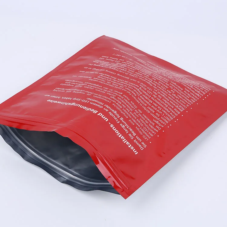 Three-layer Laminated Zip Lock Aluminum Foil Bag For Plastic Reel - Buy ...