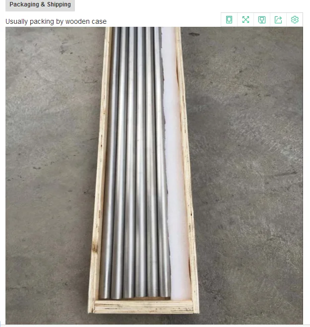 titanium round tube