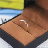 The new creative Willow leaf ring of the three-Jade Wish, European and American women with 925 silver tail ring engagement acces