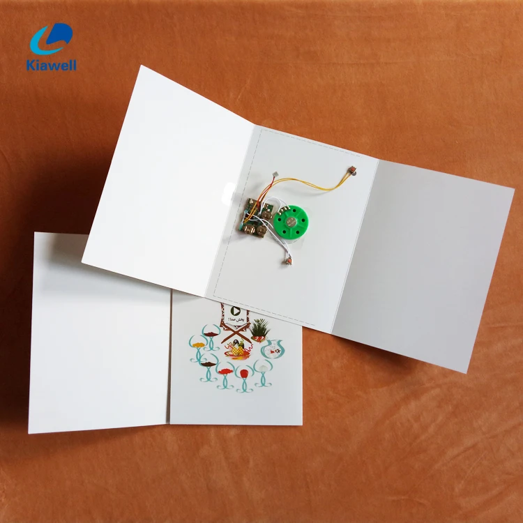 custom blank voice recorder gift card sound recordable