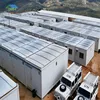 prefabricated emergency containerized container accommodation with toilet and climatisation recycle units house housing home