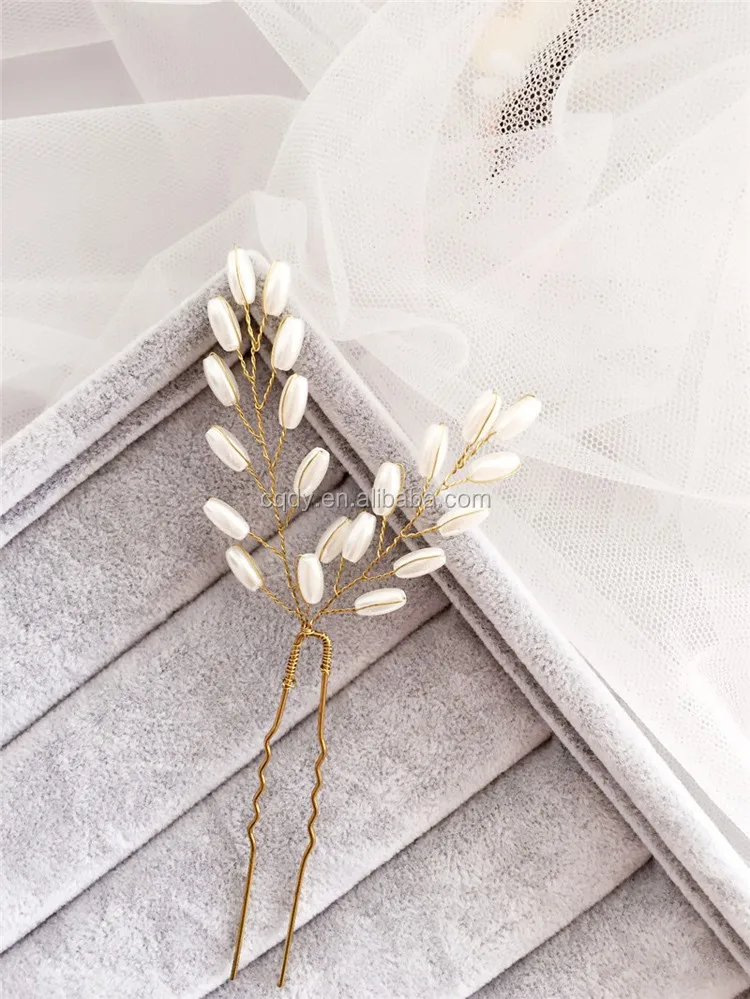 pearl bridesmaid hair accessories