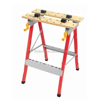 Portable Folding Wooden Steel Fabrication Work Bench Work Table