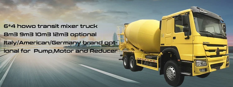 sinotruk used concrete howo mixer truck for sale