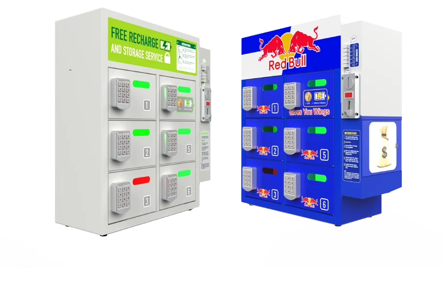 Coin Operated Cell Phone Charging Station Charging Locker Charging
