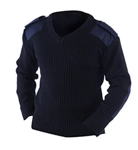 Mens V-Neck Security Sweater / Workwear black navy, army green, grey color Mens V-Neck Security Sweater / Workwear black navy, army green, grey color