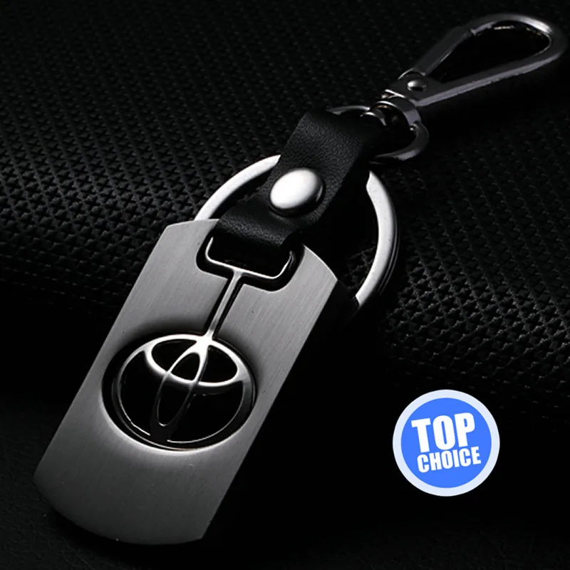 Автомобиль логотип брелок брелки стайлинга автомобилей аксессуаров серебристого металла для Toyota Auris Camry венчика Rav 4 2013 бесплатная доставка