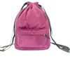 Top Draw String Closure Custom Printing Characters German Silk School Backpack With Arcuate Shoulder Strap