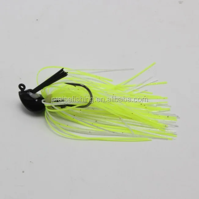 Wholesale Quality Bass Fishing Jig Silicon Skirt Spinner Bait Lead