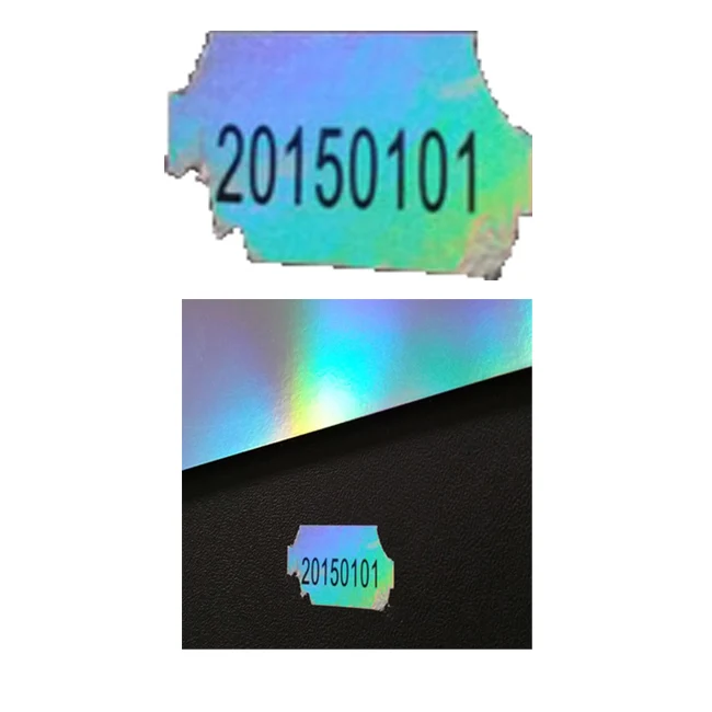 
Plain hologram ultra destructive label 