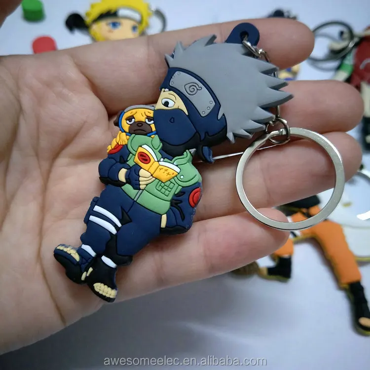 Wholesale Soft Pvc Naruto Pendant,Six Path Naruto Key Chain,3d Rubber ...