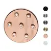 Manufacturers wholesale finishes colours Round metal 7-Port Ceiling rose Ceiling Canopy
