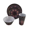 wholesales melamine round dinnerware for party