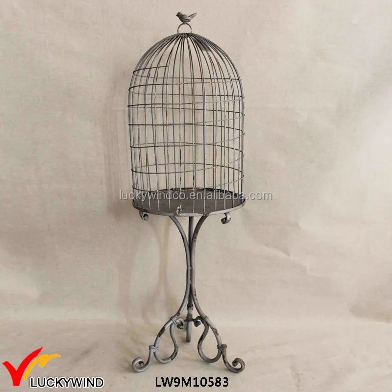Rustic Metal Decorative Birdcage Stand Vintage Buy Birdcage Stand Vintage,Vintage Birdcage On