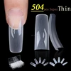 Half cover thin plain nail art tip for french acrylic nail