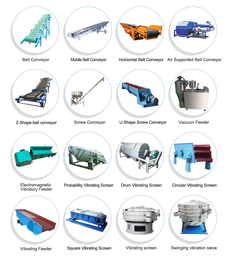 mobile belt conveyor for loading and unloading block material