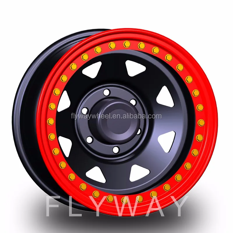 
Flyway FX010 Red Real Beadlock Trailer wheel For Offroad Available Double Side Beadlock 4x4 