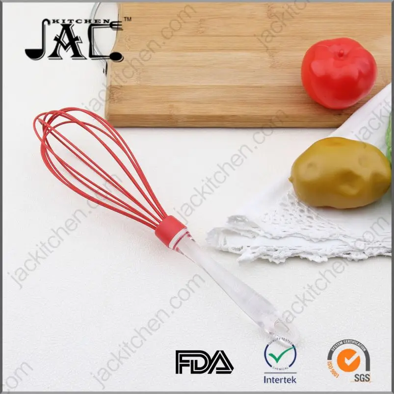 Safe Stainless Steel Colorful Silicone Whisk