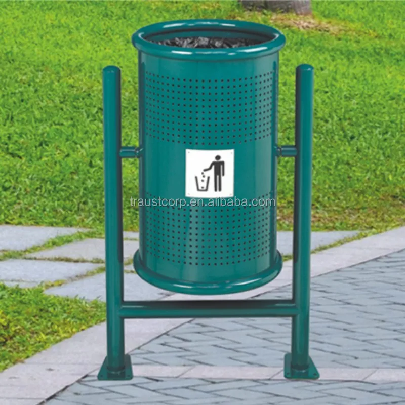 steel garbage bins