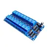 Anti-Interference Board 5v / 12v RF4 16 Channel Relay Module for Ardu PIC ARM DSP PLC With Optocoupler Protection