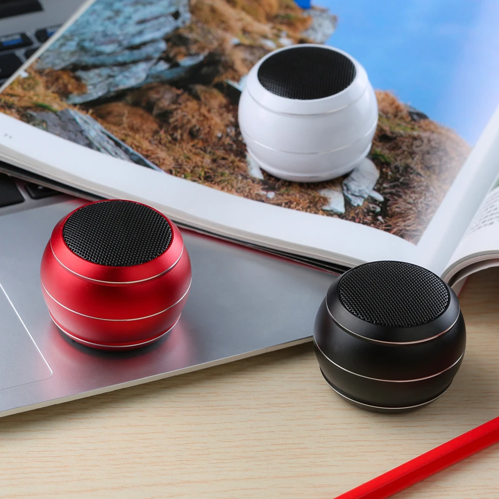 New Bluetooth Speaker TWS Pairing One-Button Self-Timer Speaker silver coin size and easy to carry - ANKUX.COM