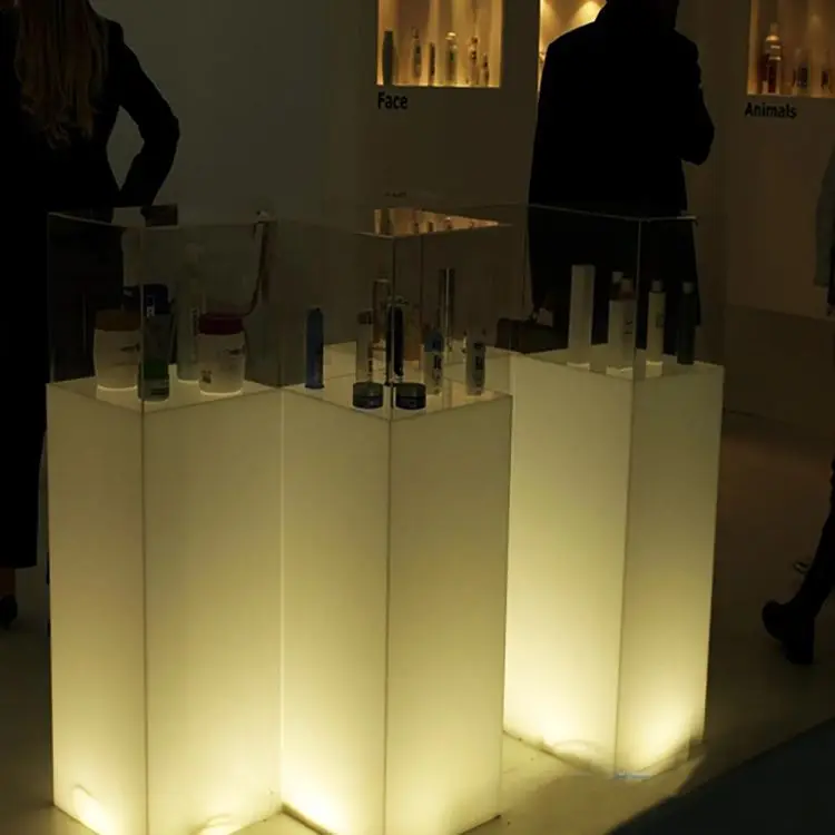Mode Acryl Plexiglas Box Cube Display Mit Led Licht - Buy Acryl Würfel