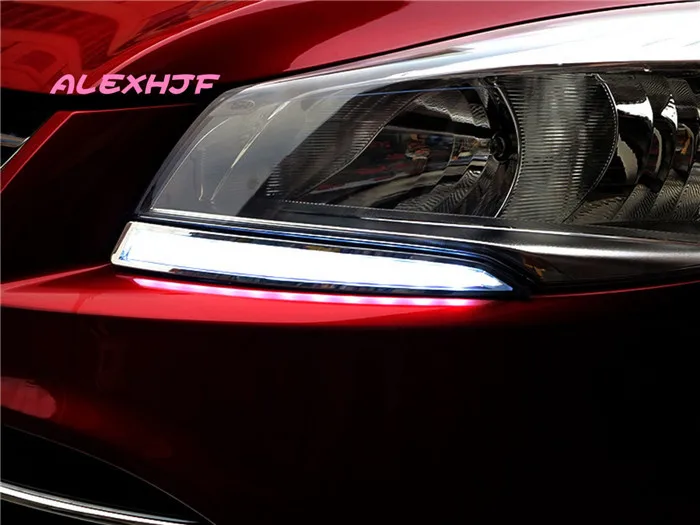 Led Daytime Running Lights Drl At Headlight Lamp Eyebrow Guide Conew1