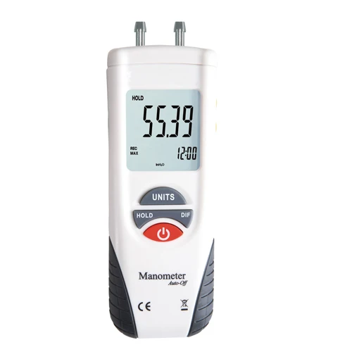 Digital Manometer LCD Display ℃ ℉ Switchable 12 Pressure Units Adjustable X1H7 