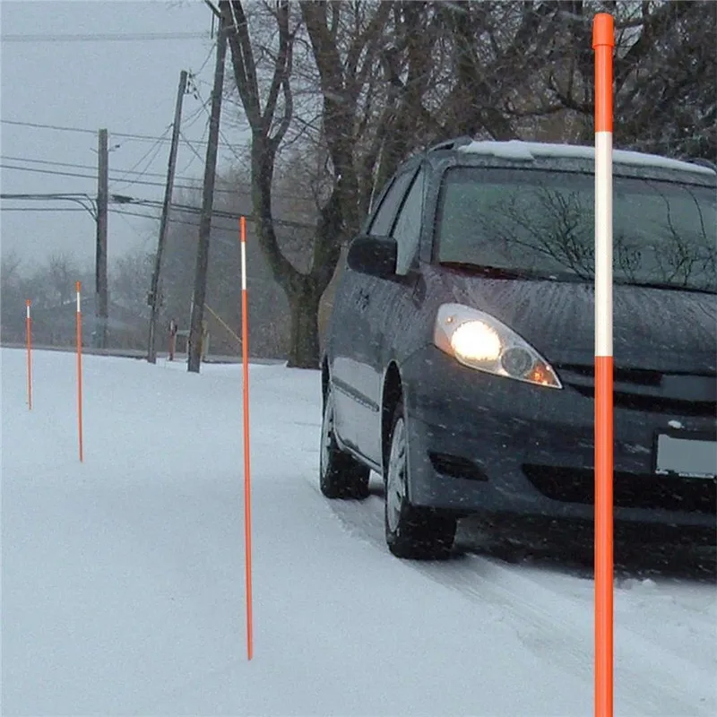 Reflective Tape Driveway Snow Stake In Fiberglass Rod Buy Plastic