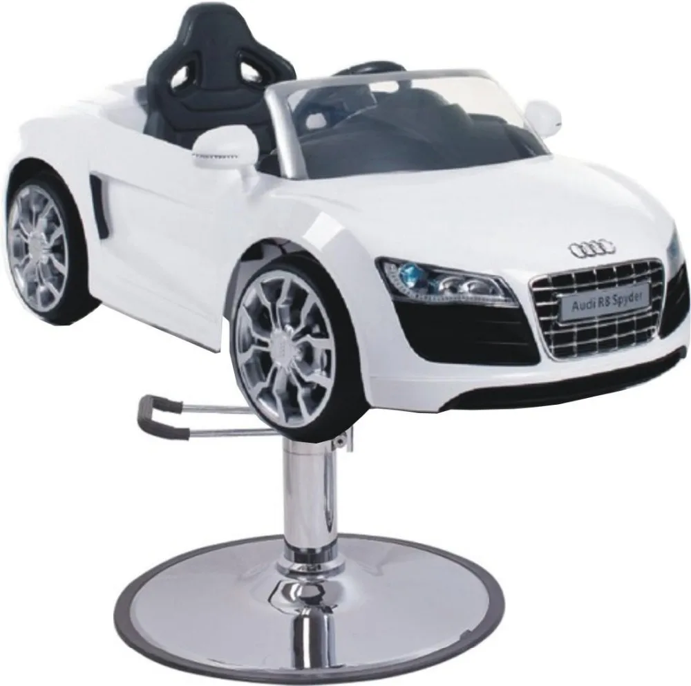Pro Kids Hydraulic Barber Chair – Children’s Salon Styling Chair With Safety Belt, Chrome Finish