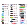 30PCS Mixed fish kit Metal Spoon Spinner Hard Bait Tackle Artificial Fishing Lure Set