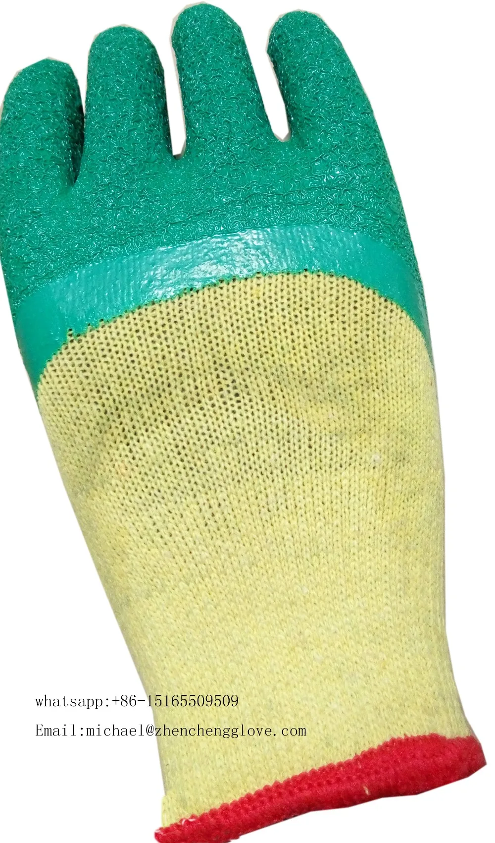 Ce Green Latex Working Glove/ Building Sponginess Indestructible Glove