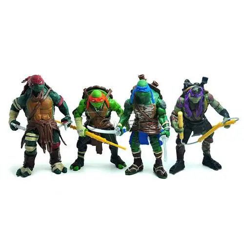 Movie TMNT Teenage Mutant Ninja Turtles Set of 4pcs Action Figures Toy PVC Model