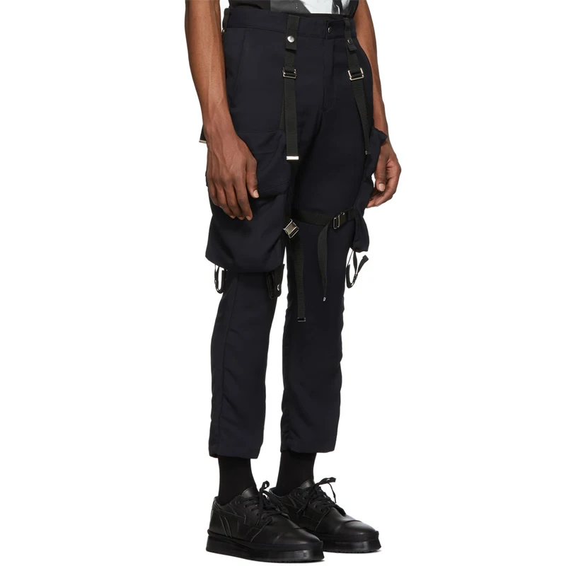 cargo pants with buckle straps