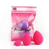 Factory selling 3pcs facial makeup sponge set beauty make up puff sponge set