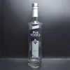 Wholesale 750ml 700ml frosted empty absolut vodka glass bottles