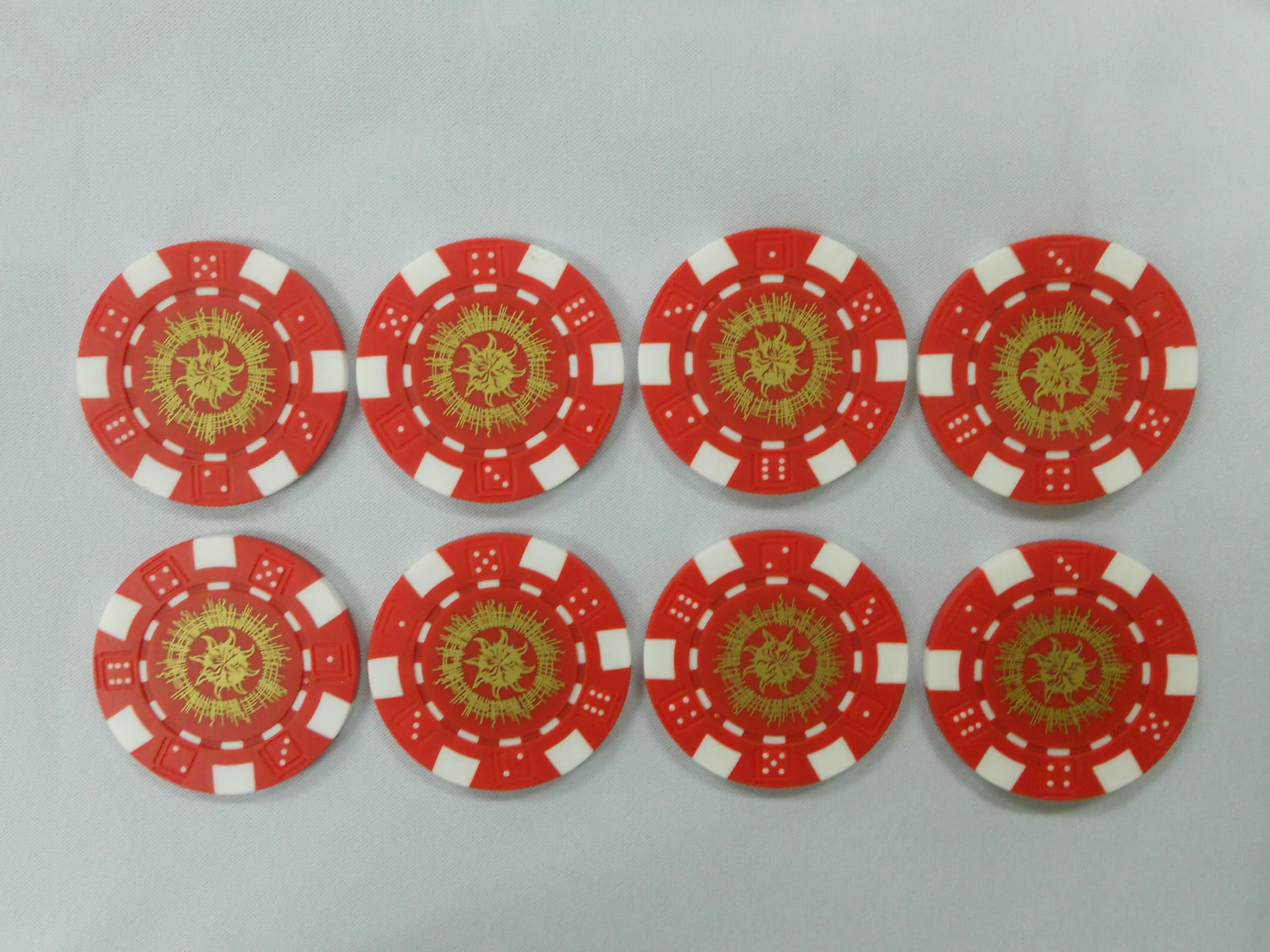 Custom Dice Poker Chip With Sublimation Your Pitucture Photography