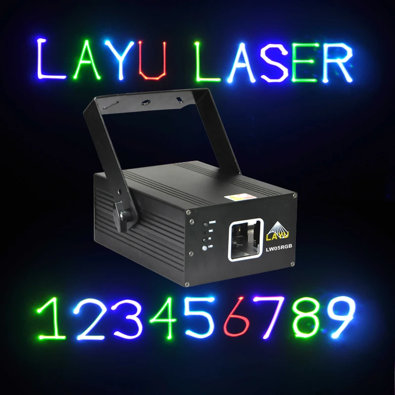 Hot Sell Mini Rgb Lw05rgb Text Laser Projector With Ir Remote