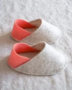 Handmade Baby Slippers Felt Baby Shoes 